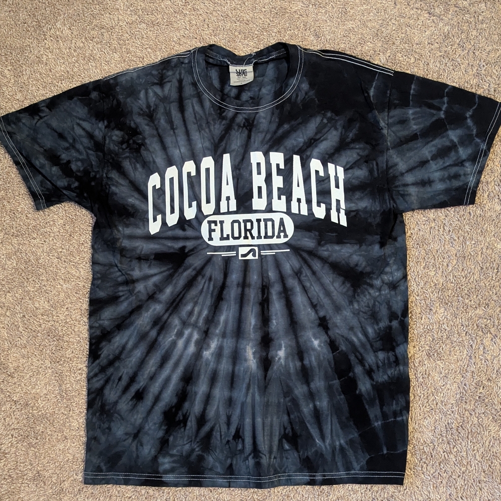 Cocoa Beach Florida Tie-Dye T-Shirt